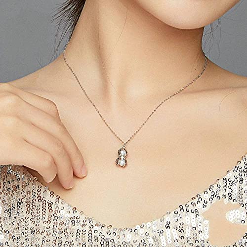 Collier Lucky Peanuts Shell orné de perles pendantes de haute qualité