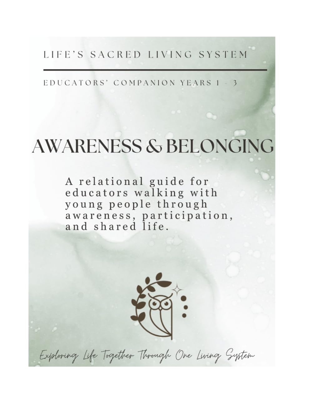 Awareness and Belonging: A Relational Guide for Educators Walking with Young People Through Awareness, Participation, and Shared Life (Educators Companion)