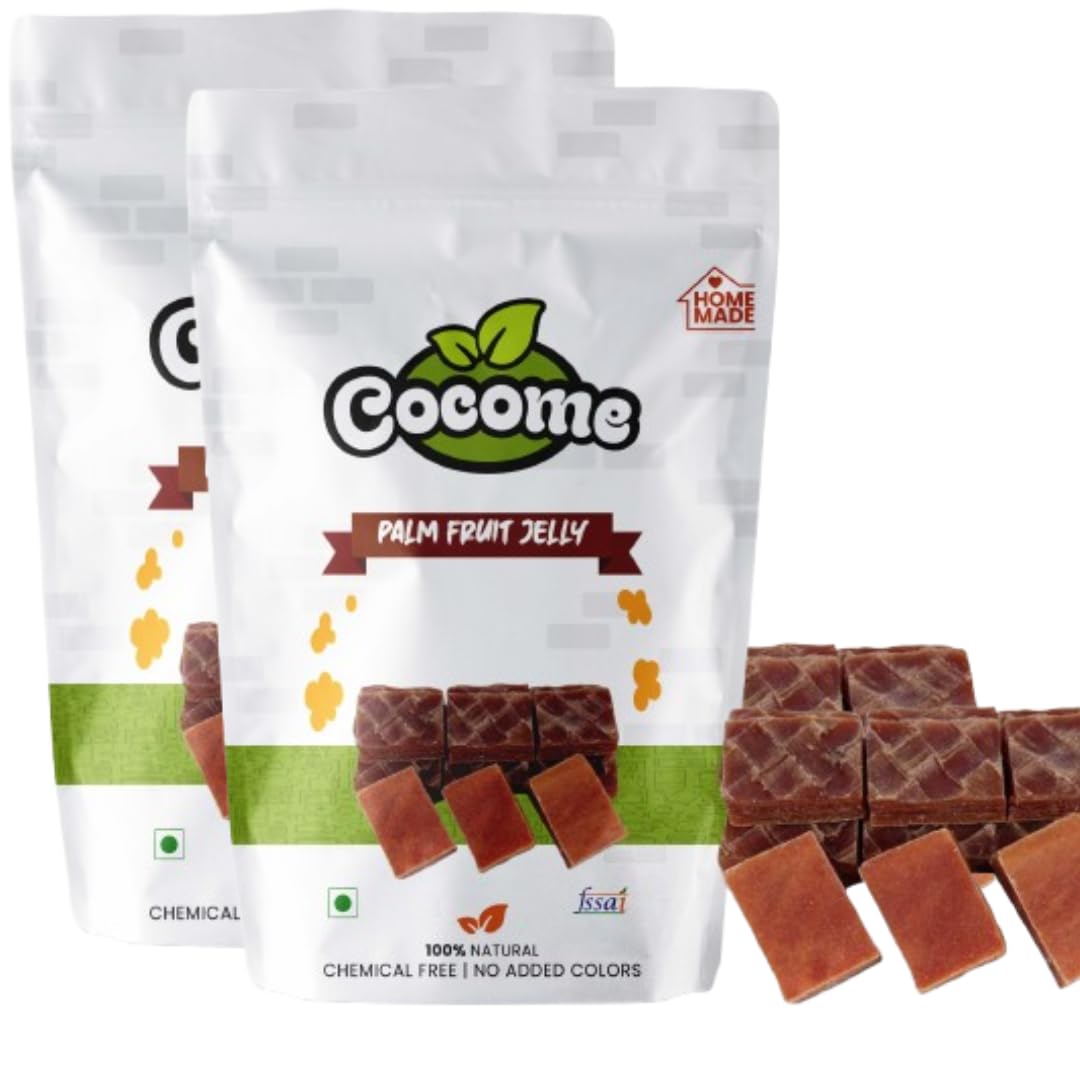 COCOME - rganic Palm Jelly | Natural Palm Fruit Dessert | Freshly Packed, No Preservatives, Vegan & Gluten-Free - 100 grams (Pack of 2)-image-43
