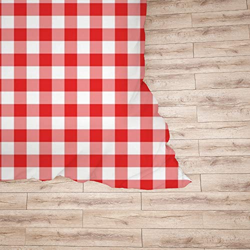 Housse de couette polyester durable anti-plis literie double carreaux - 6