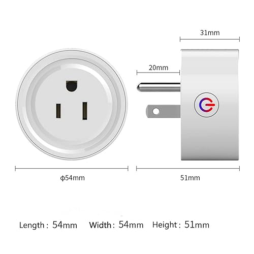 Miniatura 3 de Zigbee Smart Plug, Prakriti Smart Zigbee Plugs Compatible con Google Assistant, Alexa, Hubitat (paquete de 2)