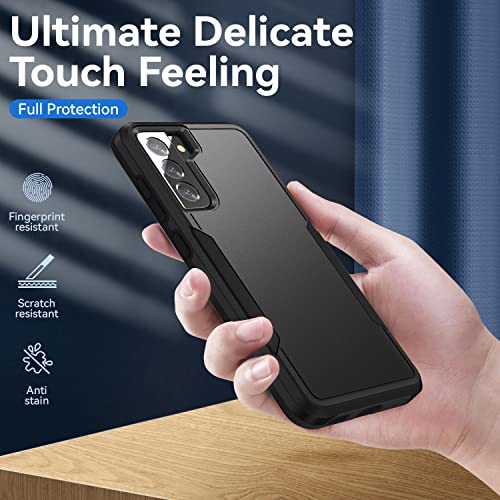 Image of for Samsung Galaxy S21 Case, with HD Screen Protector [Military Grade Drop Tested] Heavy-Duty Tough Rugged Shockproof Protective Case for S21, Black
