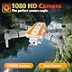 LE-IDEA Drohne mit Kamera 1080P, IDEA12 Faltbare Quadcopter mit Optische Strömungspositionierung, Headless Modus, App Steuerung, Mini Drohne für Erwachsene, Orange