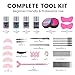 Libeauty Lash Lift Kit with Lash Glue Balm, 2-in-1 Eyelash Perm Kit, 4-6 Weeks Eyelash Lift & Eyebrow Lamination, Complete Tools for Beginners & Professionals