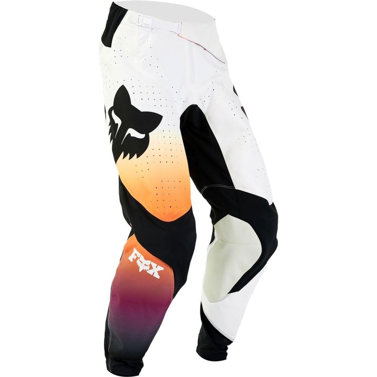 Fox Racing White/Black/Orange Sz 30 360 Streak Pants