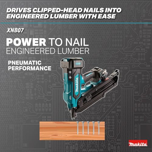 Makita XNB07Z 18V 30° Clipped Head Framing Nailer