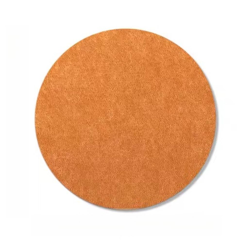 Runde Pinnwand aus Kork und Filz, 30 cm Durchmesser, selbstklebend, auch als Wandschutz für Dartscheiben geeignet.