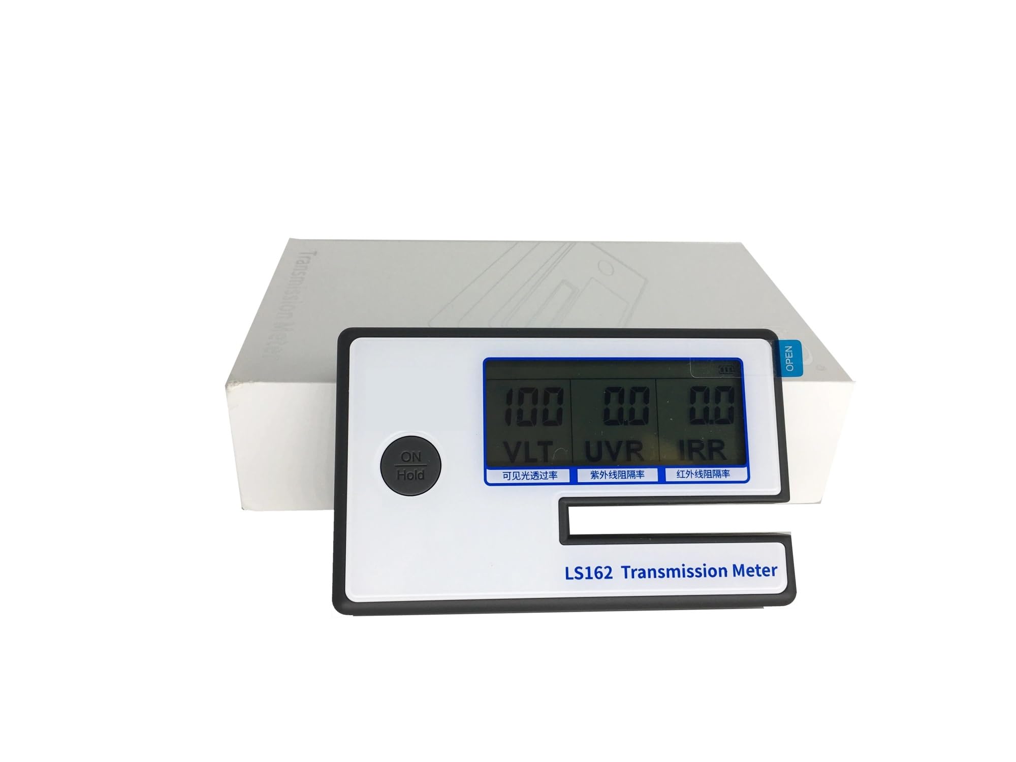 Mthckxjbsuz One Color Window Tint Meter, Window Tint Solar Film Tester, Transmission Meter, Vlt Uv Ir Rejection Filmed S Slot Up To 8Mm