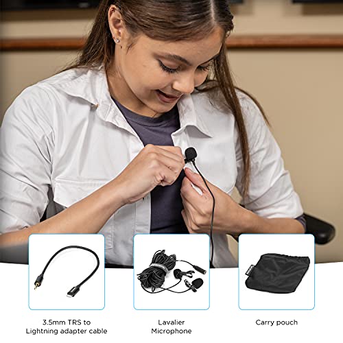 Saramonic Omnidirectional Lavalier Microphone with Lightning Adapter #TOP17