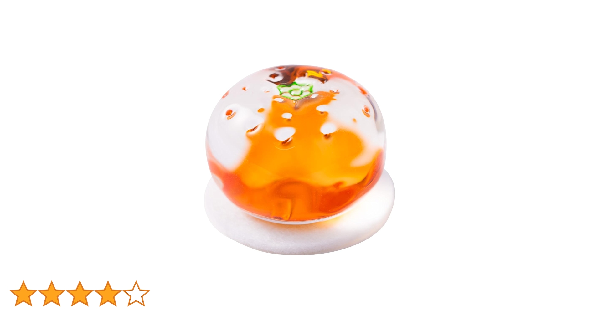 ガラスオブジェ　フルーツ寒天 Amazon.co.jp: お供え 置物 クリスタル ガラス ミニ 果物