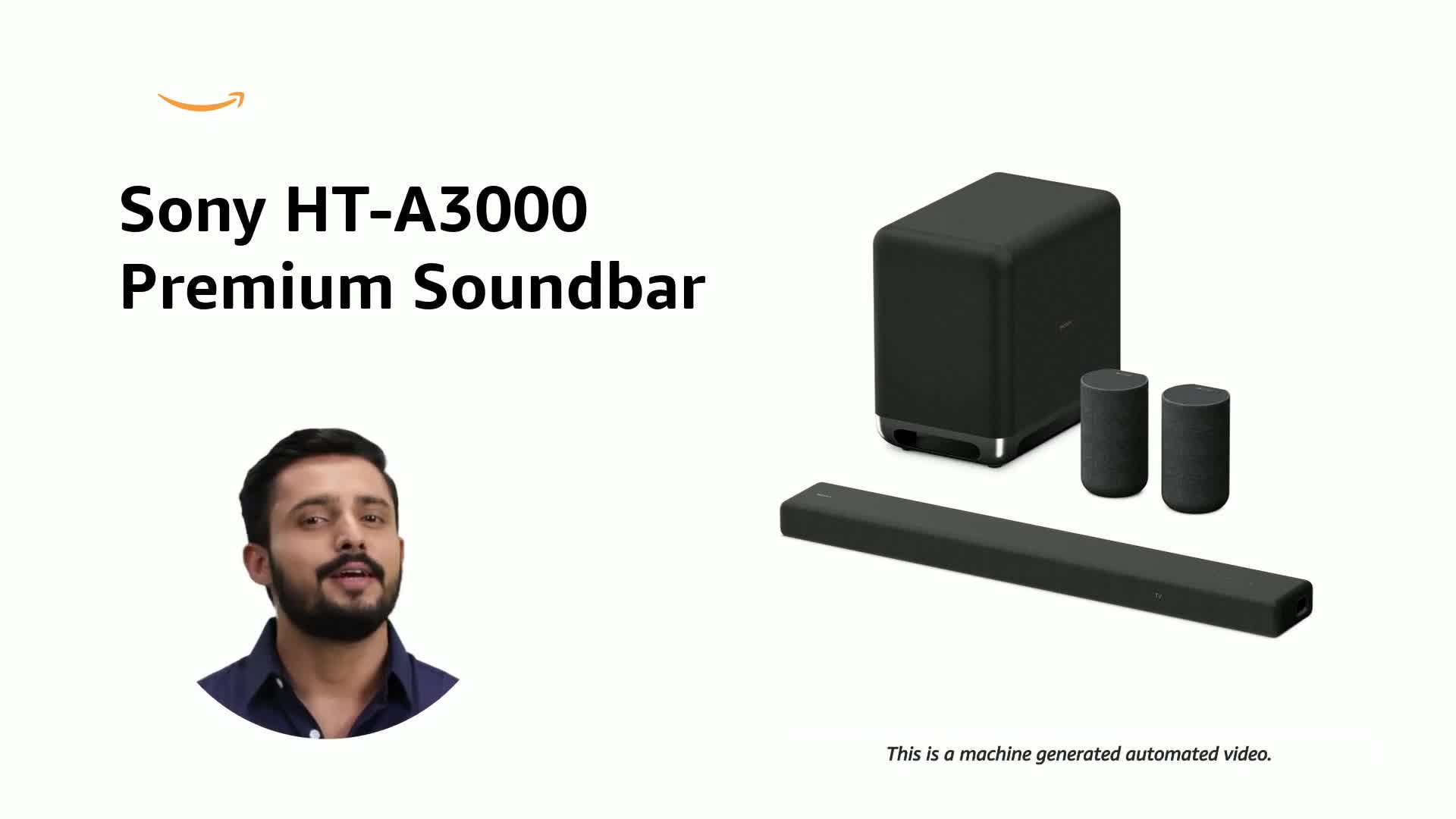 Sony HT-A3000 A Series Premium Bluetooth Soundbar 3.1Ch 360