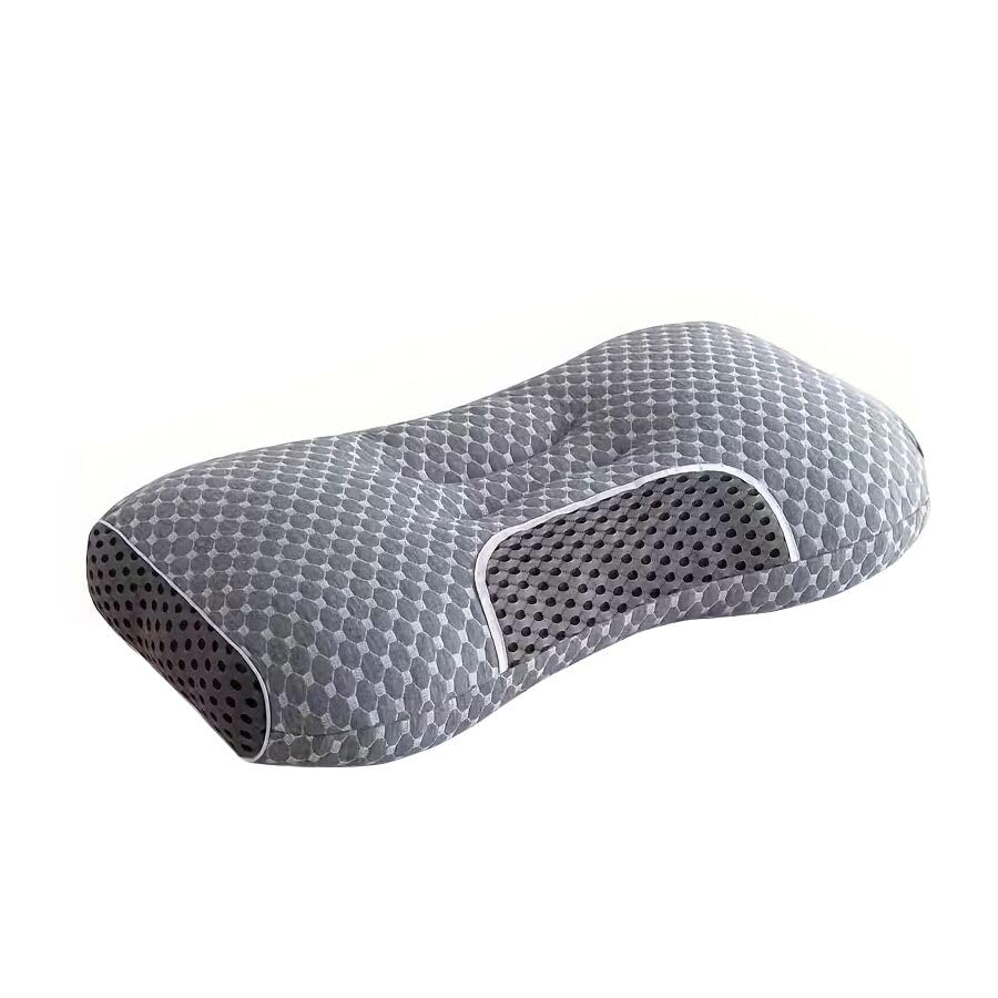 Shatex Soft Bed Pillow 1pack Ergonomic Contour Pillow for Neck Protect Washable and Breathable Pillow Cover with Zipper