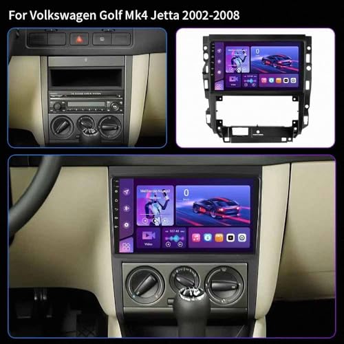 Radio Coche con Bluetooth para Volkswagen Golf IV con mandos al volante 2
