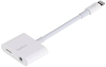 Amazon.com: Belkin F8J212BTWHT Lightning & 3.5mm Audio Dual