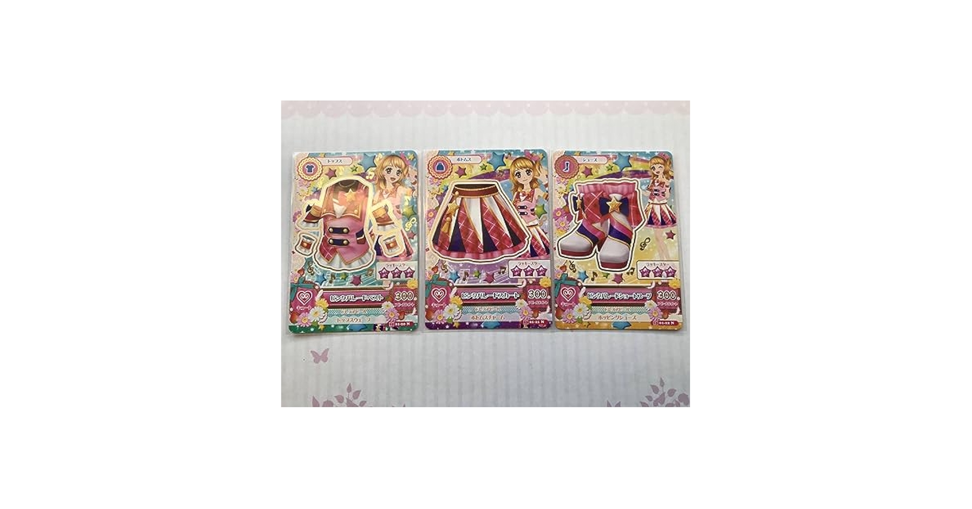 アイカツ！ 大空あかり あかり ピンクパレードコーデ アニメ柄 2枚セット アイカツ! 大空あかり ピンクパレードコーデ コスプレ衣装