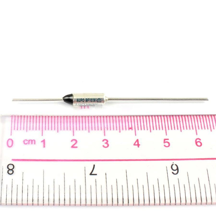 Generic 10Pcs Thermal Fuse Cutoff TF 133 Degree 250V 16A BF133X