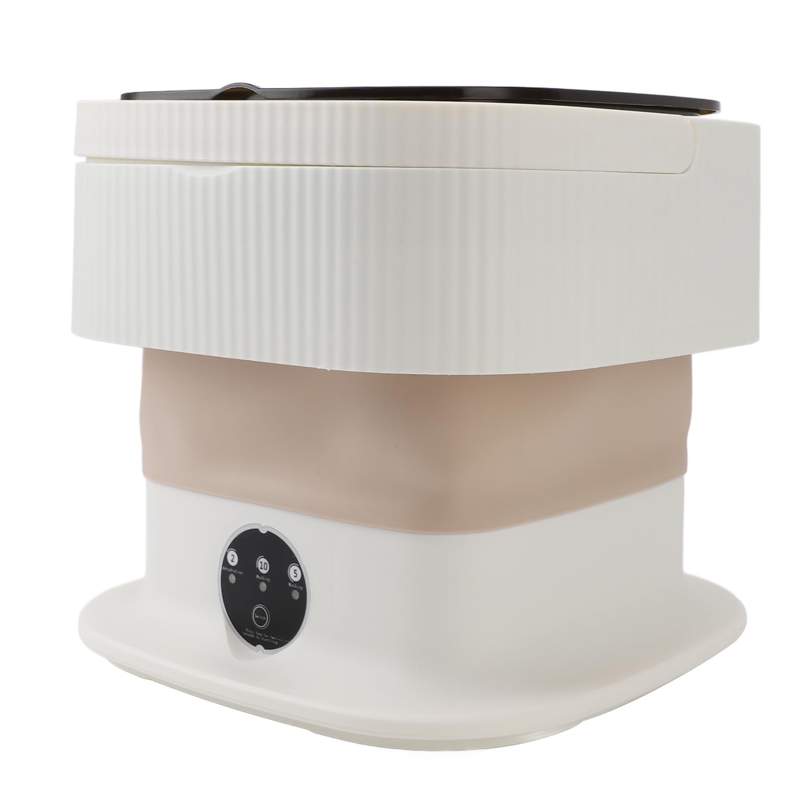 Mini Składana Pralka Plug and Play Oszczędzająca Wysiłek Przenośna, Wydajna Składana Pralka do Bielizny i Skarpetek (Tangxip30xfewv8g-13)