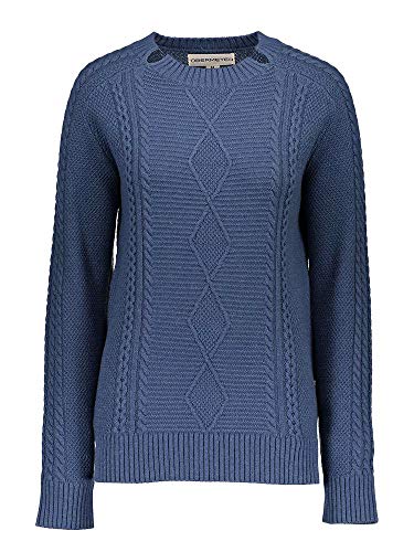 Obermeyer Tristan Cable Knit Sweater Slate The Facts MD