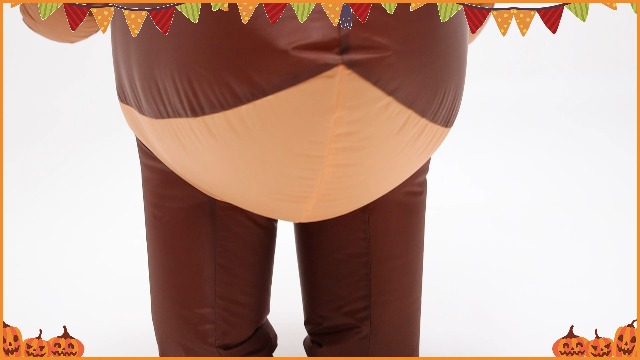 Disfraz inflable de cucaracha para niños miniatura 7