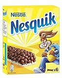 6 bar von 25 g oder 150 g Nestlé - Nestlé Nesquik Cerealien-Riegel - 150 g