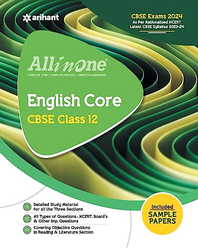 Image of Arihant All In One Class 12th English Core for CBSE Exam 2024