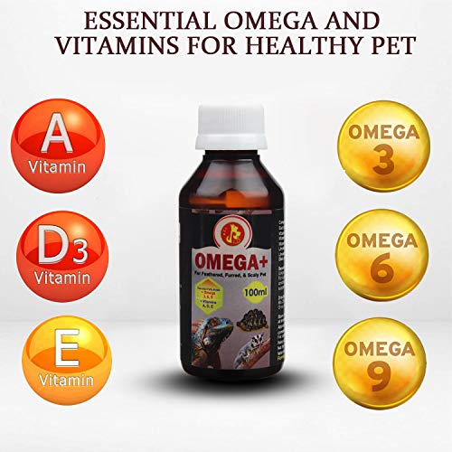 Image of Pet Care International (Pci) Bird Supplement Omega+ || Provide Essential Omega And Vitamins || For Birds Healthcare (100Ml, Omega +)