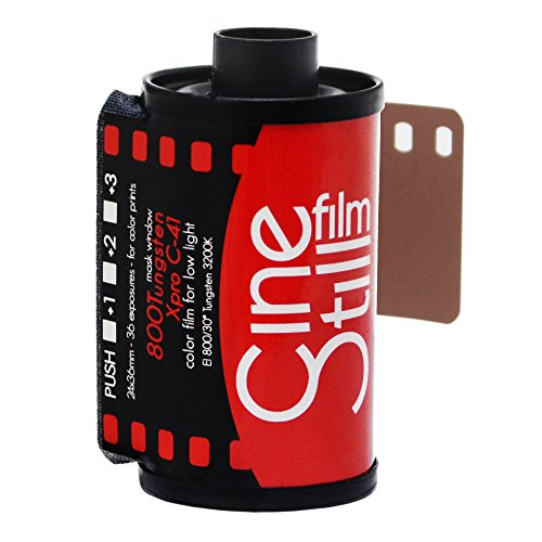 CineStill Film 800135 800 Tungsten High Speed (ISO 800) Color Film, 36 Exposures