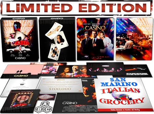 Image of Casino (Ultimate Collector's Edition, SteelBook) (1995) [Limited - 3,000 copies] [4K UHD + Blu-ray] [Region Free]
