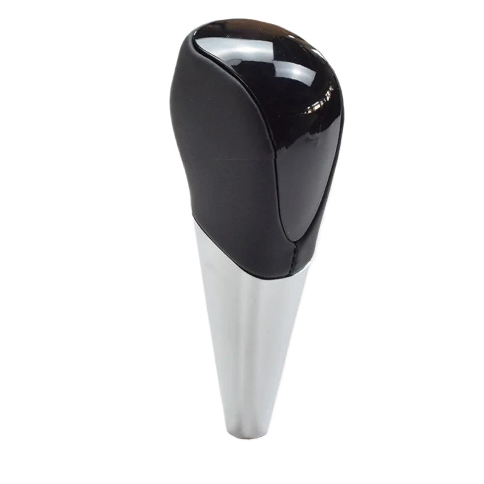 SAUANMNKTP Gearshift Knob for Toyota for Camry 2007-2013 Gear Shift Knob Leather Shifter Lever Stick(Black-L Black Cover ﻿)