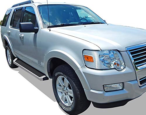 Estribos APS Premium 6in para Ford Explorer 06-10 miniatura 6