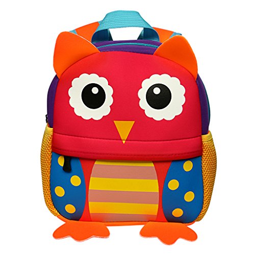 Sumnacon Cartable Scolaire maternelle, Sac à dos mignon, Hibou Figure Sac en...