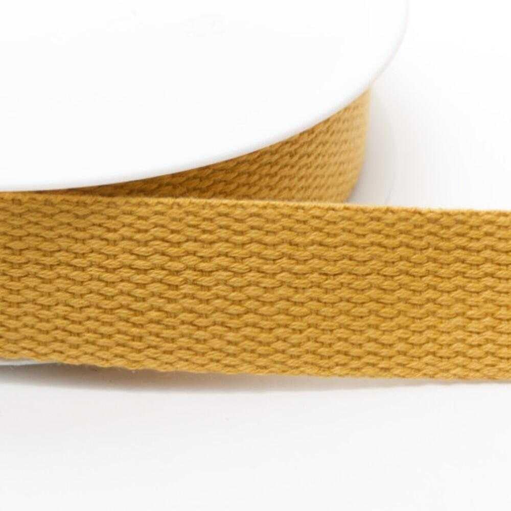 Webbing, 077a Mustard, 1 Metre