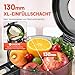 VELOJA Slow Juicer Pro - Kaltpresse Entsafter für ganze Früchte & Gemüse mit 130 mm XL-Einfüllschacht – Ultraleiser Motor – Leicht zu reinigen – Inkl. Rezeptbuch für Säfte & Tresterrezepte