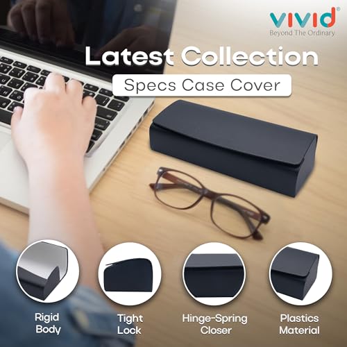 Image of VIVID Unisex Specs Magnetic Eyewear Dabbi Faux Leather Hard Case Cover