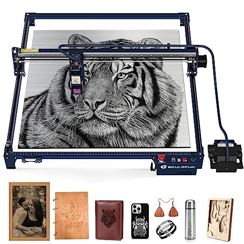 Sculpfun S30 Ultra 11w Máquina De Grabado Láser, 600x600mm Gran Área Trabajo Cortador Láser Para Madera Metal Vidrio, Asistencia Automática Aire, Actualización 2.0 Riel Deslizante Industrial Mejorado Sculpfun S30 Ultra 11w Máquina De Grabado Láser, 600x600mm Gran Área Trabajo Cortador Láser Para Madera Metal Vidrio, Asistencia Automática Aire, Actualización 2.0 Riel Deslizante Industrial Mejorado
