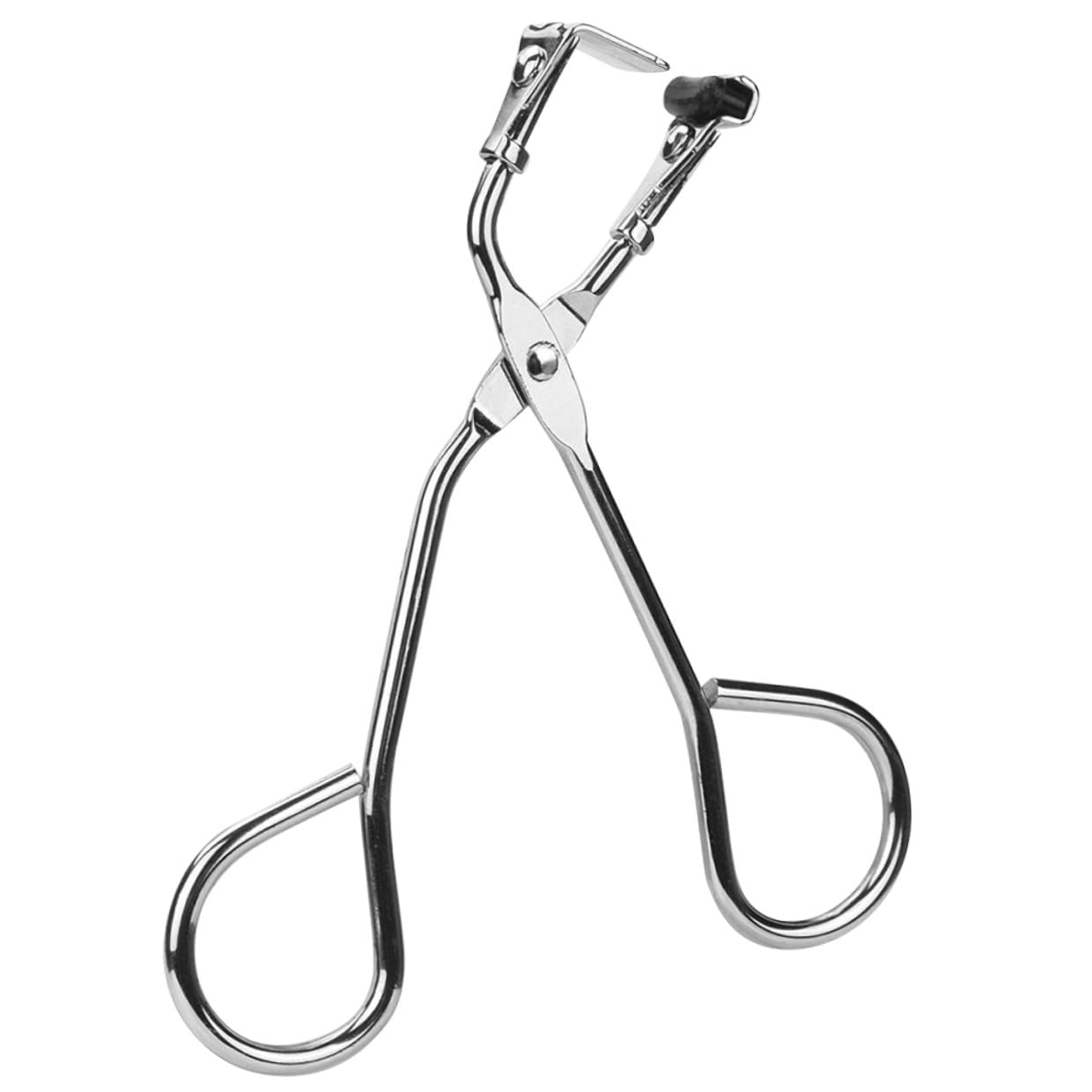 MAGICLULU Piegaciglia in Acciaio Inossidabile Portatile Argento, Strumento Pratico per Arricciare le Ciglia, Leggero e Curvo, per Trucco Professionale Quotidiano