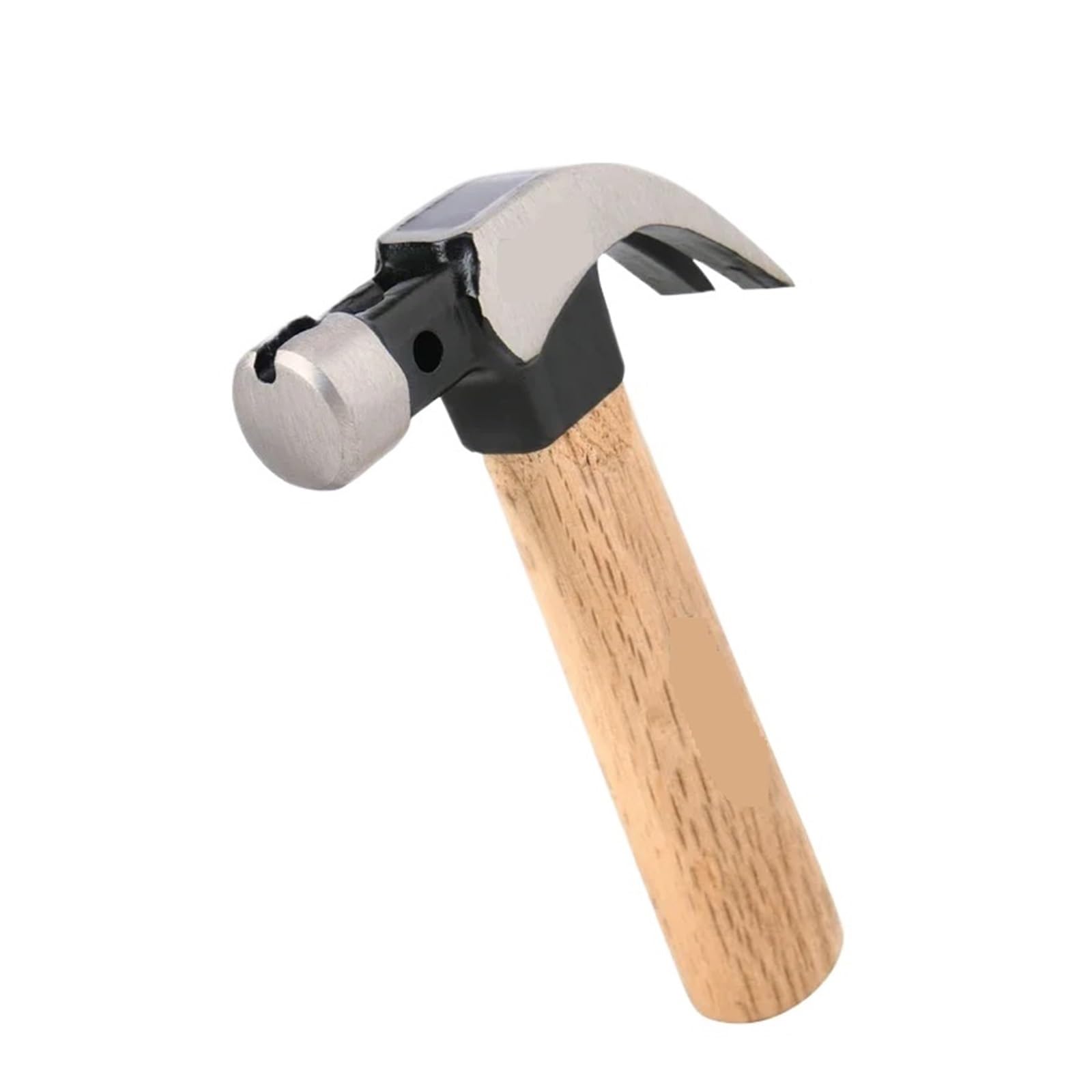 martello Martelli da carpentiere Mi ni Martello da 10 once con manico in legno Martello magnetico a testa tonda Martello for chiodi portatile multifunzione(10OZ)