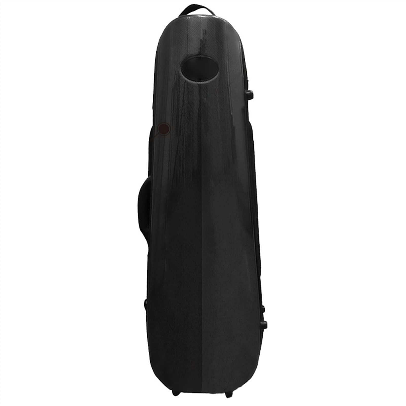 Profesional Violín Caso Estructura De Acero, Carcasa Ligera De Fibra De Carbono, Estuche Para Violín 4/4, Antipresión Y Resistente Al Desgaste Con 2 Soportes Para Arco Violín Caso