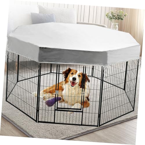 Parc de camping pour chien COLLBATH housse anti fuite et ombre - 7
