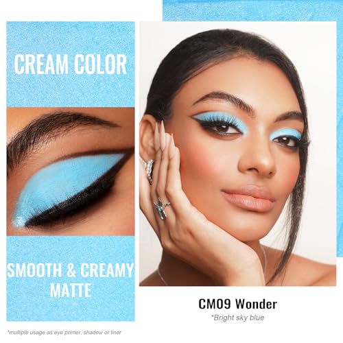 Oulac Matte Eye Shadow Blue, CM09 Wonder, 6 g (Pack of 1) - Image 2