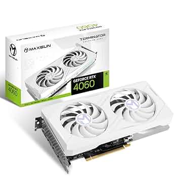 グラフィックボード・グラボ・ビデオカード MAXSUN GeForce RTX 4060 Ti 8GB Amazon.com: maxsun GeForce RTX 4060 Ti iCraft OC ACGN