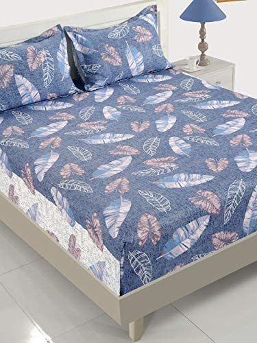 Image of Swayam Ananda-Premium 100% Cotton 200 TC,Microfiber Fill 150 GSM -Floral Pattern-Single Comforter, Brown, Yellow