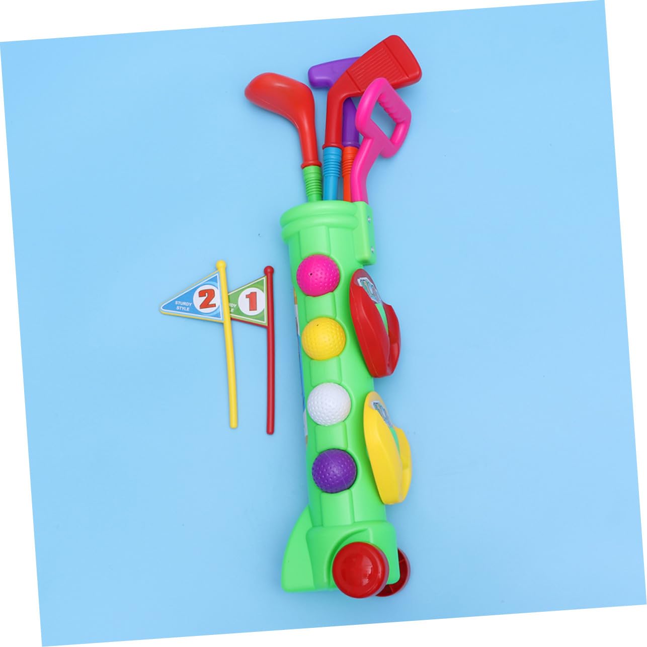 iplusmile 2 set Giochi Plastica Verde Giocattoli Sportivi Indoor Outdoor per Adulti Attività Genitore-figlio per Sviluppo Motorio e Creatività