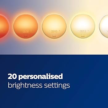 Philips Wake-Up Light Alarm Clock HF3520/01 Coloured Sunrise