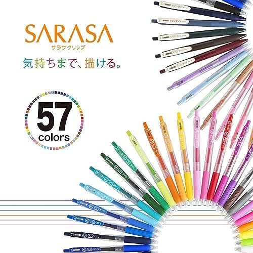 Bolígrafos Zebra Gel Sarasa Clip 0.7mm 5 Colores miniatura 6