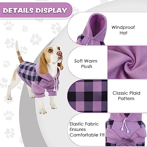Plaid-Dog-Hoodie-Soft-Dog-Sweatshirt-Warm-Fleece-Dog-Hoodies-for-Small-Dogs-Puppy-Hoodie-Pet-Sweaters-with-Hat-for-Medium-Dogs-Cat-Hooded-Dog-Clothes-French-Bulldog-Costume-Outfits-Coat - Cucciolini Doodles   Plaid-Dog-Hoodie-Soft-Dog-Sweatshirt-Warm-Fleece-Dog-Hoodies-for-Small-Dogs-Puppy-Hoodie-Pet-Sweaters-with-Hat-for-Medium-Dogs-Cat-Hooded-Dog-Clothes-French-Bulldog-Costume-Outfits-Coat