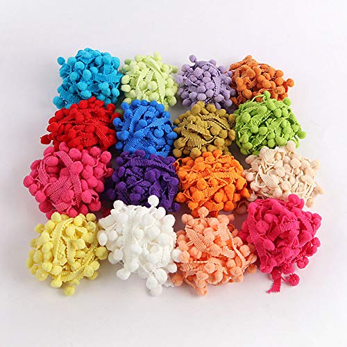 Sorrento Crafts Pom Pom Trim Random 10-15Mm  thumb #2