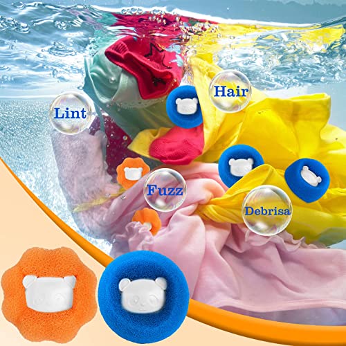 Pet Hair Remover For Laundry,3 Pack Laundry Balls Dog Hair Remover For Laundry Fur Zapper Pet Fur Remover - Dog Fur Remover Laundry Pet Hair Catcher Laundry Lint Collector #TOP4
