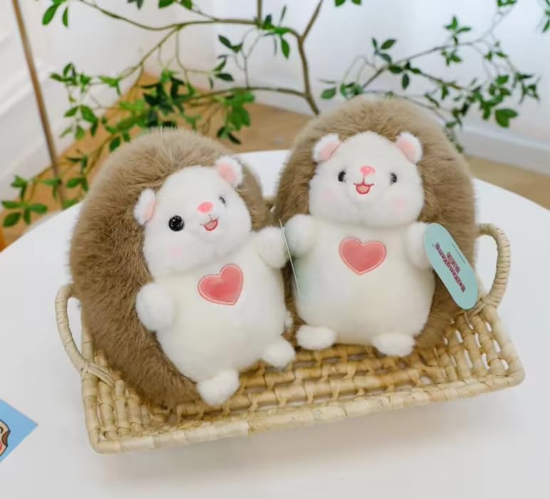 Image of SCOOBA Furry Hedgehog Soft Toy 25cm (Hedgehog)
