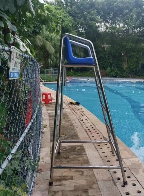 Silla de Salvavidas Alta para Piscinas de 186 cm miniatura 2
